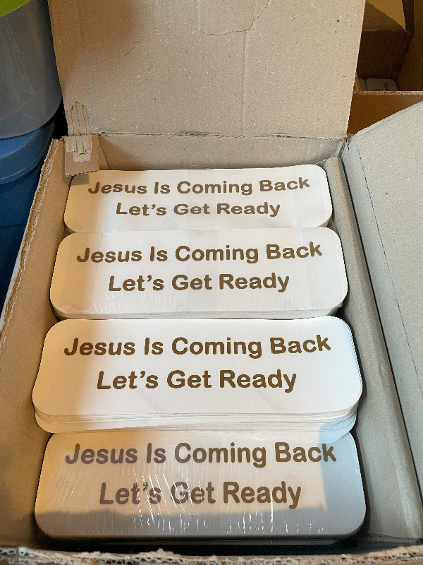 Jesus Bumper Stickers in Other in Edmonton - Image 4