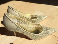 Gold shoes Nina