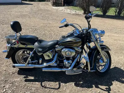 2007 Harley Heritage Softail Custom Classic for sale. 38,137 M’s. 96 cubic inch. 6 speed transmissio...