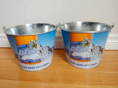 Kokanee Beer Galvanized Ice Bucket, View more