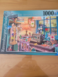 Casse-tête 1000 morceaux Ravensburger The sewing shed