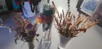 Vase Décoratif avec fleur séché