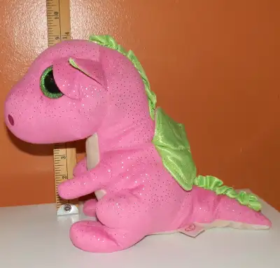 TY Beanie Boo Toy - Darla (Pink Dragon), View more