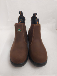 Open Box - CSA Approved Men's Safety Chelsea Work Boots Size 9
