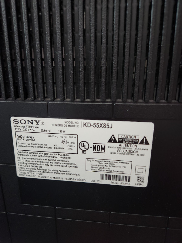 Broken LCD sony new model TVs in TVs in Edmonton