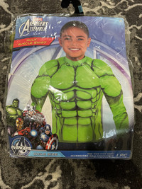 Child Hulk costume plus extras 