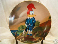 Collector Plate - Blue Boy Woody Woodpecker