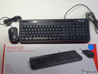 Wired Computer Keyboard and Mouse