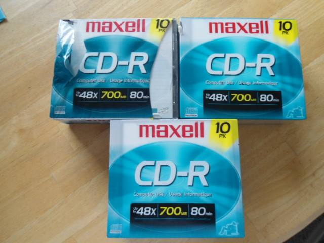 SONY AND MAXELL CD-R RECORDING DISCS in CDs, DVDs & Blu-ray in Sudbury