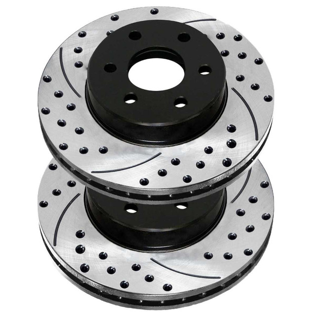 Nissan Frontier Front Drilled Slotted Brake Rotors Set in Auto Body Parts in Sunshine Coast