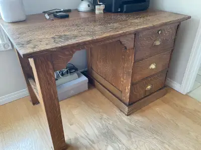 1930’s OAK DESK , View more