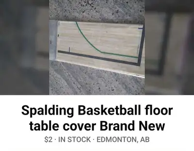 Spalding Basketball floor table cover brand new , View more