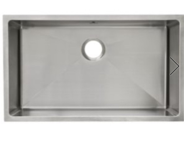 10” inch deep Undermount Single stainless steel Sink  in Kitchen & Dining Wares in Winnipeg - Image 2