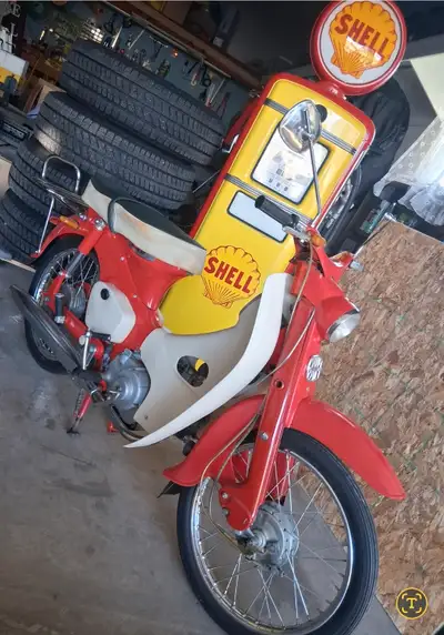 Man Cave or Showroom Nostalgic 1954 Honda Cub 50. In great condition.