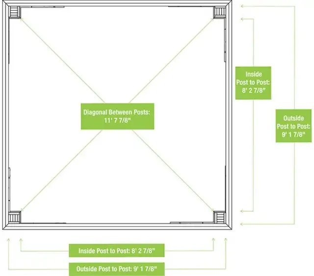BRAND NEW IN BOX 10 FT x 10 FT YARDISTRY MERIDIAN GAZEBO $2900 in Patio & Garden Furniture in Windsor Region - Image 9