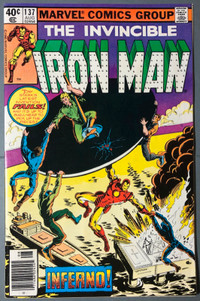 Marvel Comics The Invincible Iron Man #137 August 1980
