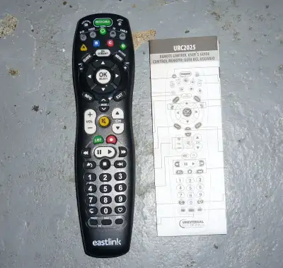 $20 Eastlink universal remote PVR TV model 2025B0-X1 +manual, View more