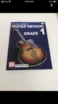 Mel Bay Guitar Method Grade 1 music book-livre de musique