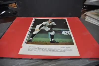 1977 Vintage Photo TIM FOLI Montreal Expos Dimanche Derniere Heu, View more