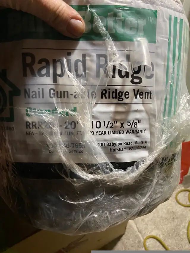 Ridge Vent - New Rolls64959979273475122