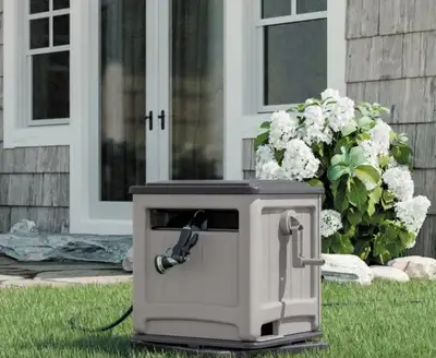Hose Reel – Suncast 225 ft. Swivel Smart Trak Hideaway with Hose, View more