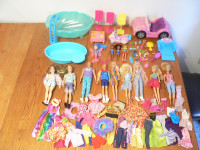 Mixed Dolls, Clothing & Accessories Lot