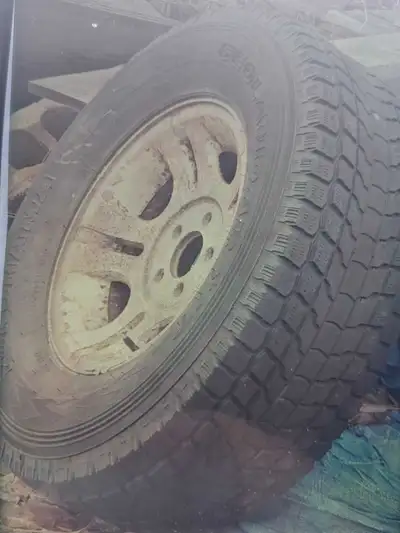 Four alloy wheels and tires 15 inch of my Ford Ranger no longer have the truck so like them gone. Yo...