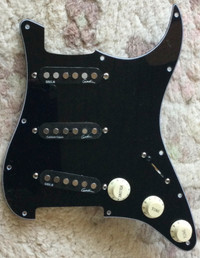 Loaded Stratocaster pickguard