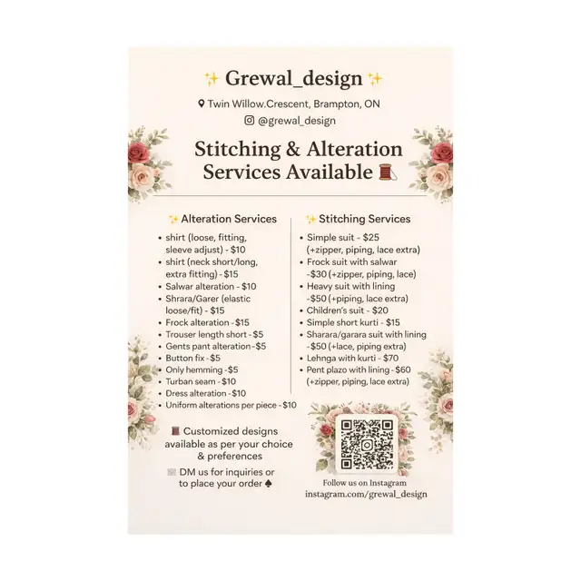 stitching & alteration