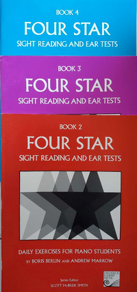 Piano Four Star books 2&3 Sight Reading & ear tests