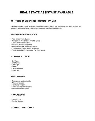 Real Estate Assistant , View more