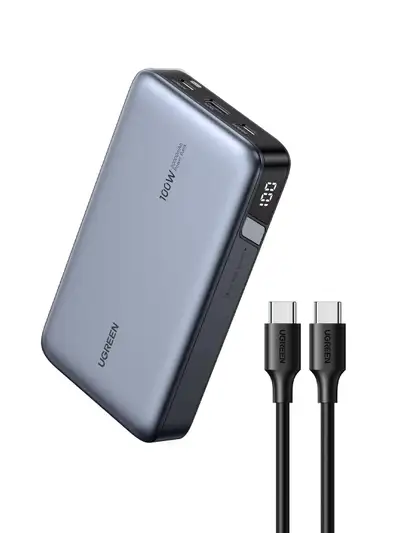 UGREEN 100W Power Bank Fast Charger - 3 Port, View more