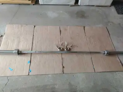 7ft Olympic Barbell with Collars , View more