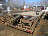 2002 Beothuck tandem 31 foot gooseneck trailer