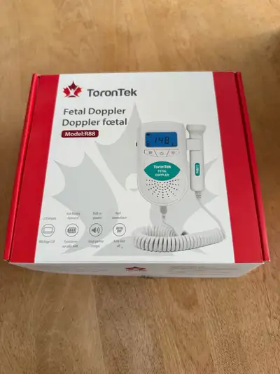 J'offre un Doppler fœtal ToronTek, modèle R88, pour écouter les battements de cœur de votre bébé à d...