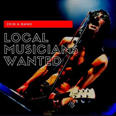 SEEKING FEMALE VOCALIST, View more