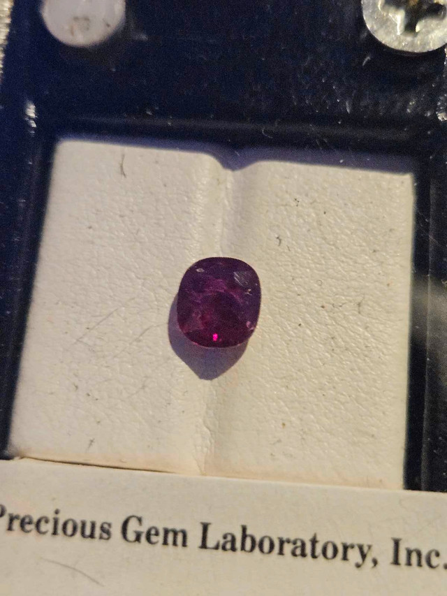 RED RUBY already Certified graded. in Jewellery & Watches in Mississauga / Peel Region - Image 3