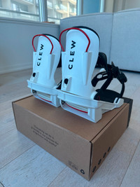 CLEW Freedom 1.0 (23/24) - Step-In Bindings - White / Small