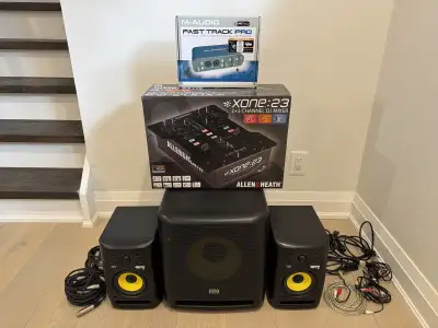 Complete DJ / Studio Setup – KRK + Allen & Heath – Exce, View more