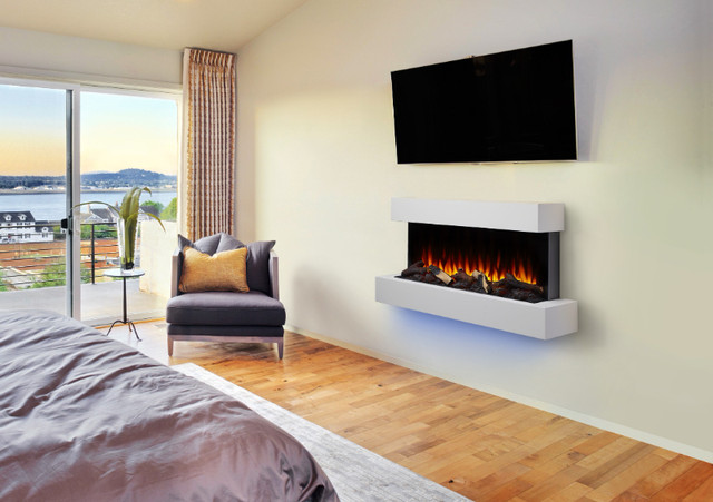Electric Fireplace & Mantel in Fireplace & Firewood in Markham / York Region - Image 2