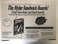 Mylar Sandwich Boards for Comic Books