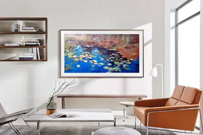 SUPER SALE ON SAMSUNG THE FRAME 43" 4K UHD HDR QLED SMART TV, View more