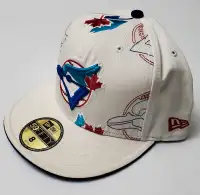 Mid 2000's New Era Toronto Blue Jays fitted hat sz 8