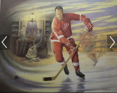 James Lumbers Mr. Hockey signed by Gordie Howe, View more