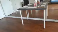Desk Grey & White