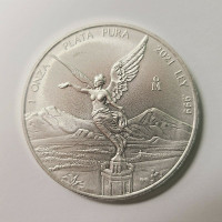 1 oz 2021 Fine Silver México Libertad Coin
