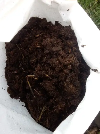 Composted manure for vegetable, herb and flower gardens. All natural, no chemicals or additives. Wel...