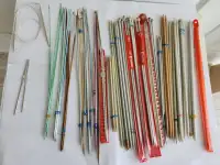 Knitting needles $1 per pair (2 pieces)