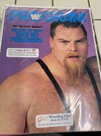 WWF WWE Rare Program Jim Neidhart Magazine Booth 276 