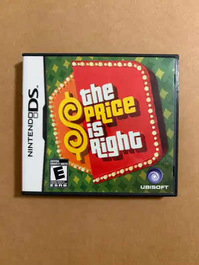 The Price Is Right, DS game. Includes original manuals. CASH ONLY, available for pick up in the Polo...